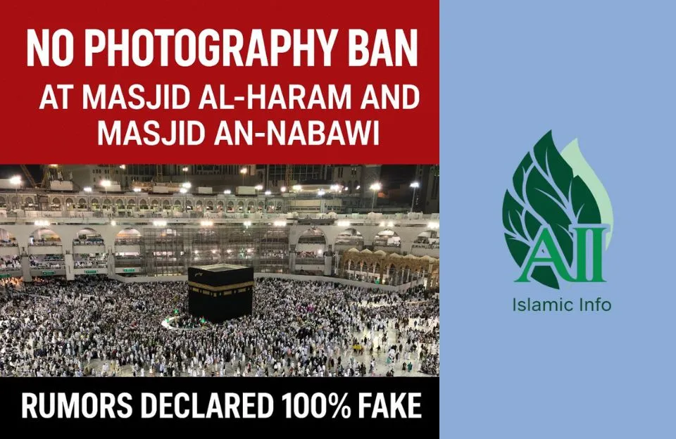Hajj 2026 Update Claims of Photography Ban at Holy Mosques Are Fake