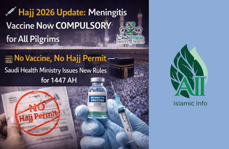 Meningitis Vaccine Mandatory for Hajj 2026 Pilgrims